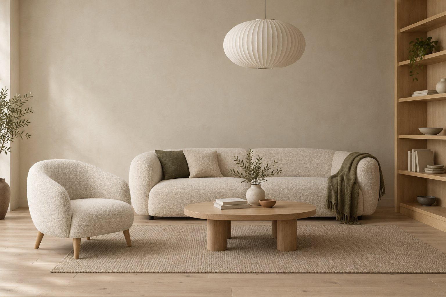 A quiet reading corner styled with HEIM pieces